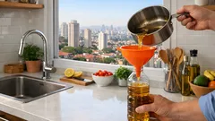 Como descartar óleo de cozinha usado sem entupir a pia e ainda ajudar na reciclagem