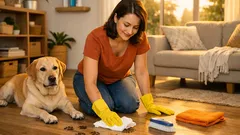 Casa com cachorro: 3 itens que facilitam a limpeza sem exagero