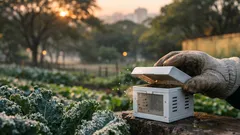 Joaninhas em hortas: como Belo Horizonte aposta no controle biológico de pragas