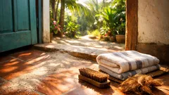 Como limpar capacho de porta sem estragar o material