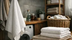 Toalha de banho áspera? Veja 5 erros comuns que acabam com a maciez